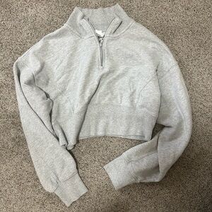 Aerie, Quarter Neck Zip-up Sweatshirt